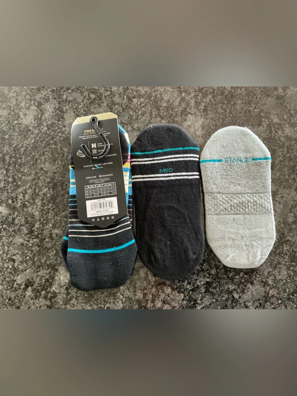NWT 3 pairs Stance Performance Light Cushion Socks